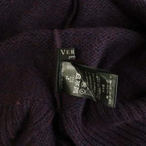 VERMEIL par iena 19AW ニット セーター 長袖 ハイネック オーバーサイズ パープル /MY OS