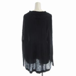 GALERIE VIE ニットカットソー 長袖 カシミヤ混 S 紺 ネイビー 23-03-04-03704TN /EE