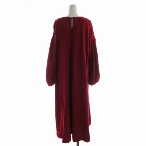 ADORE ワンピース ロング ウール 長袖 38 赤 レッド 531-0240049 /EE