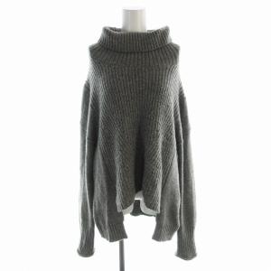 ニット セーター 長袖 タートルネック 38 グレー 531-270061 /EE