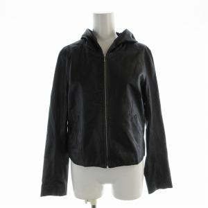 レザージャケット フード 黒 ブラック 1862W929 /EE