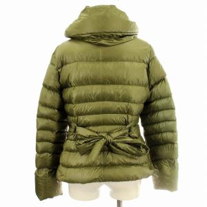 MAX MARA WEEKEND LINE ダウンジャケット 54860503 ショールカラー ブルゾン ジップアップ 40 カーキ 緑 /G