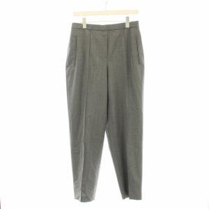 TRACEABLE WOOL PULL ON CARROT クロップドパンツ スラックス 8 グレー 01-0306407-044-708