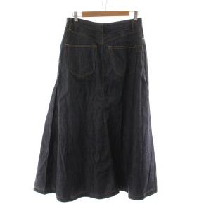 VERMEIL par iena ノンウォッシュ Non-wash インディゴ トラペーズスカート デニム フレア ロング 40 21060938628120