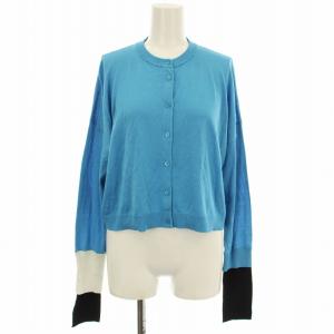 24SS 300HS270-0930 LAYERED CARDIGAN ニット カーディガン シルク混