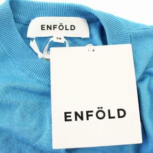 ENFOLD 24SS 300HS270-0930 LAYERED CARDIGAN ニット カーディガン シルク混