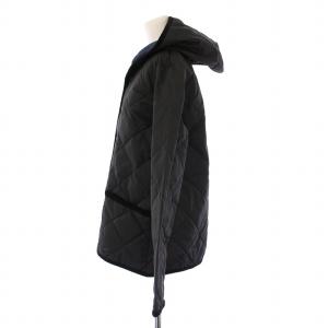 TAION ダウンジャケット アウター フード キルティング M 黒 ブラック /BB