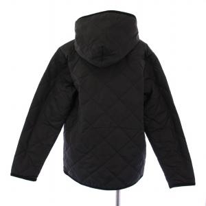TAION ダウンジャケット アウター フード キルティング M 黒 ブラック /BB