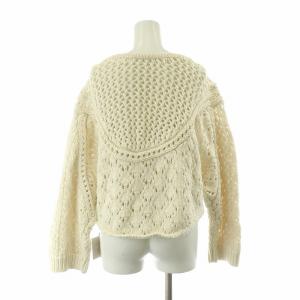 COCO DEAL リュクス LUXE タグ付き 透かし柄ニットプルオーバー 長袖 2 アイボリー 74131038 /NQ