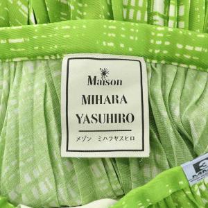 MIHARA YASUHIRO メゾン Random Check Pleats Skirt