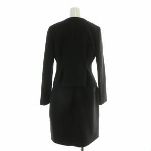 YOKO CHAN YOKOCHAN セットアップ ノーカラージャケット フレアワンピース 38 ブラック