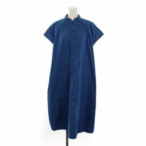 ワンピース ロング ノースリーブ F 青 ブルー YR1824-052aSM /RE