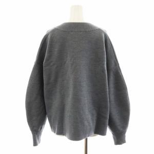 IENA 23AW スーパーファインスムースショートカーディガン グレー 23080900360130 /AN36