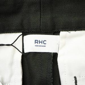 Ron Herman RHC Organic Cotton 2 Tuck Pants タックパンツ ジッパーフライ S ダークグリーン