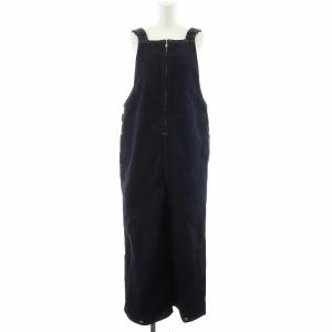 ×EDWIN 22SS オーバーオール S ネイビー 1222430102-1