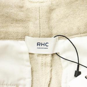 Ron Herman RHC タックワイドパンツ tuck wide pants 麻 リネン混 XS ベージュ 4010600155