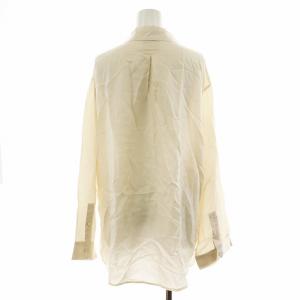 ETRE TOKYO 24AW カフスカットオフキュプラシャツ ブラウス 長袖 F ベージュ 1224310151-0 /AN37