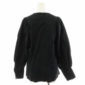 CELERI 21AW ボリュームスリーブ volume sleeve シャツ ブラウス 長袖 黒 ブラック 21051500302030