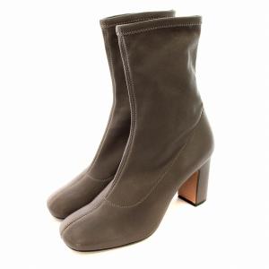 ショートブーツ ストレッチ 36.5 グレー /G