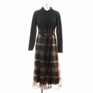 ワンピース 38 ブラック ブラウン 55J27-473-16