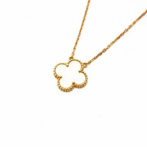 スウィート アルハンブラ マザーオブパール ネックレス K18 イエローゴールド