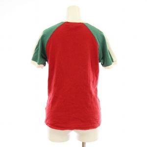 HYSTERIC GLAMOUR 2CT-9720 Tシャツ カットソー 半袖 クルーネック プリント F 赤 レッド 緑 グリーン /KU