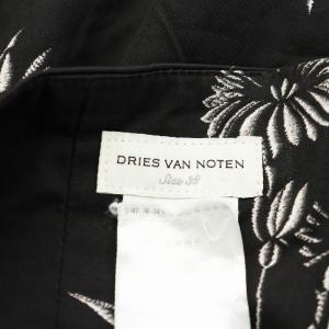 DRIES VAN NOTEN タイトスカート 花柄 38 ブラック
