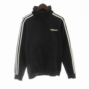 adidas セットアップ トラックジャケット ジャンパー イージーパンツ サイドライン L 黒 ブラック 白 ホワイト
