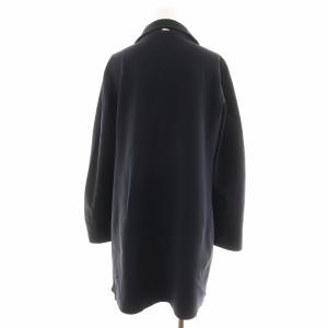 HERNO PRODUZ LAVJAP チェスターコート ミドル丈 ストレッチ 44 紺 ネイビー CA0073D
