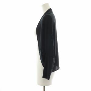 FOXEY Half Moon ニット ボレロ シルク F ブラック 40748