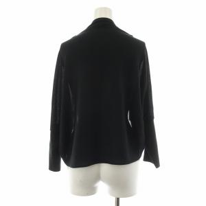 FOXEY Half Moon ニット ボレロ シルク F ブラック 40748