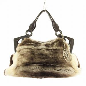 マルチェロ ドゥ カルティエSM L1000932 ハンドバッグ ラビットファー