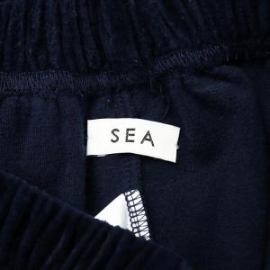 SEA VELOUR TROUSERS 2K イージーパンツ ベロア F 紺 ネイビー 110723125 /AN39