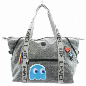 ×Pac-Man ボストンバッグ グレー