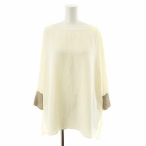 23SS ジャージ袖リブブラウス シャツ 7分袖 F アイボリー CLZ1031104A0001 /AN40