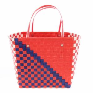 MARNI マーケット フラワーカフェ バスケットバッグ ハンドバッグ 赤 緑 /TK