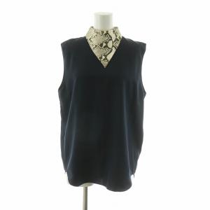 HYKE ハイク FRINGE SWEATER VEST フリンジセーターベスト HYKE NORDIC FRINGE SWEATER VEST – COLDBECK ONLINE