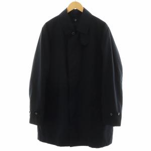 美品】マッキントッシュフィロソフィー黒ウールステンカラーコート