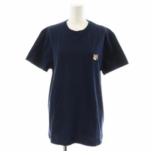 FOX HEAD PATCH TEE Tシャツ カットソー 半袖 ワンポイント 刺繍 S 紺 ネイビー