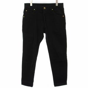 デニムパンツ ジーンズ テーパード 99/4 黒 ブラック /DK