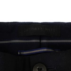junhashimoto RIB CARGO PANTS カーゴパンツ ジップフライ ウール 3 紺 PNT1307015 /BM
