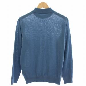 TOMORROWLAND tricot スーパーファインメリノウールモックネックプルオーバー ニット セーター 長袖 XS 水色 ライトブルー