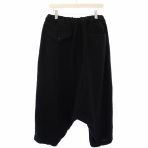 BLACK COMME des GARCONS AD2024 ウールツイード 製品後加工 サルエルパンツ L 黒 1N-P017