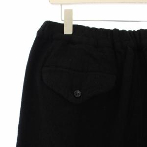 BLACK COMME des GARCONS AD2024 ウールツイード 製品後加工 サルエルパンツ L 黒 1N-P017