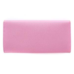 Salvatore Ferragamo ガンチーニ 長財布 二つ折り レザー ピンク /G