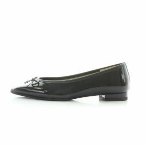 DIANA パンプス フラット リボン スクエアトゥ 22.5cm ブラック KW41373 /NQ