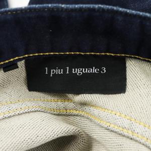 1PIU1UGUALE3 デニムパンツ ジーンズ ジーパン ボタンフライ IV 青 ブルー MRP091 /AN49