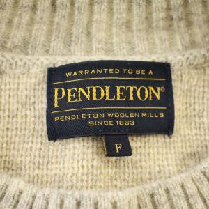 PENDLETON オーバーサイズ ニット 1575-6100 ウール セーター ネイティブ F グレー /G