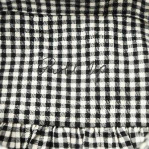 Porter Classic Roll Up Shirt ギンガムチェック コットン XXL ブラック ホワイト