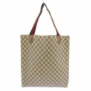 GUCCI オールドグッチ シェリーライン トートバッグ GG柄 USA製 茶 /TK OH D